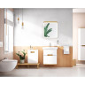 Тумба VITRA SENTO с раковиной, с 2 ящиками, 65 см, с LED подсветкой, цвет матовый белый ( ножки 61069 заказываются отдельно ) 60822